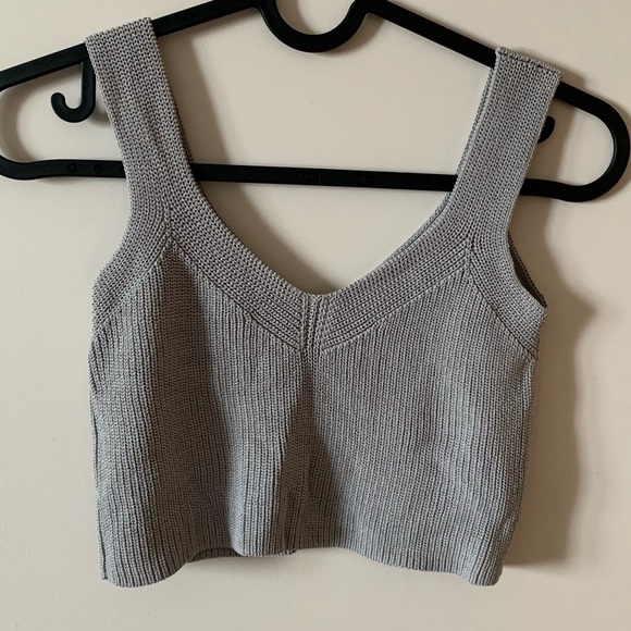 Aritzia/Wilfred Mony Knit  crop top - Picture 4 of 7